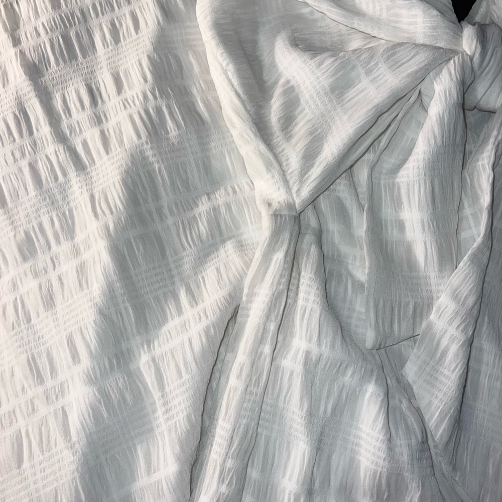 Lulu’s Strapless White Jumpsuit
